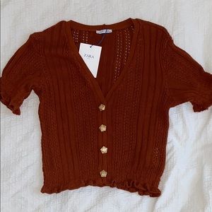 Zara knitted top
